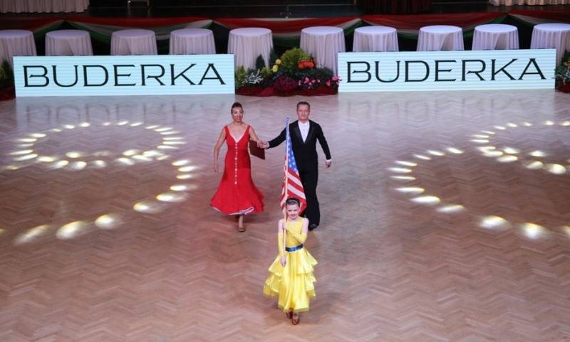 Denis Kojinov and jeanette Chevalier at World Championship 10-dance in Hungary